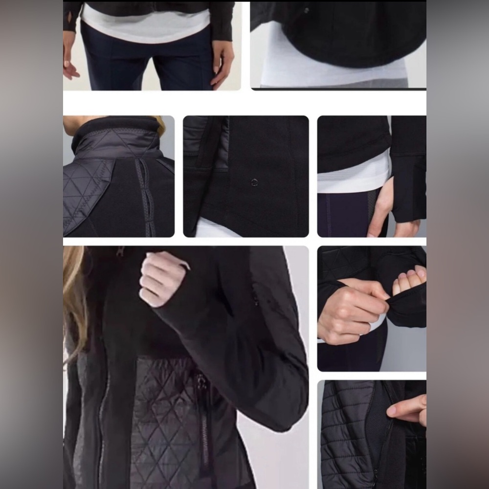 lululemon Fleecy Keen Black Jacket
